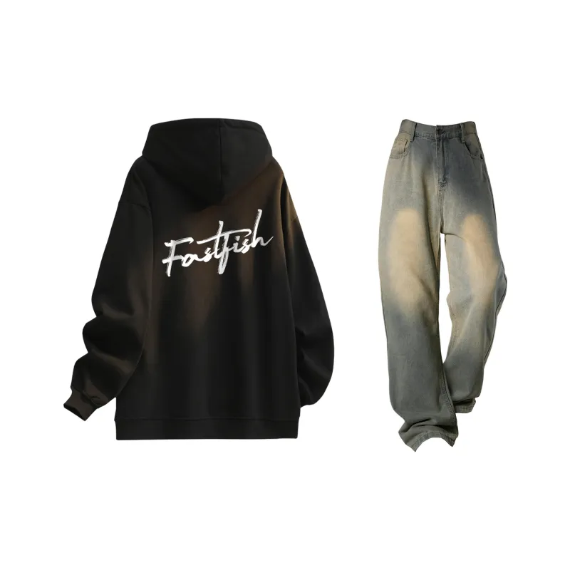 FASTFISH Sweatshirt Sets Unisex-4