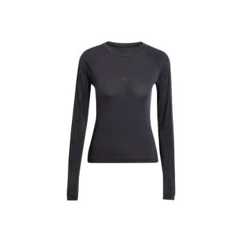 Adidas Originals 3S Raglan Sleeve T Shirt Women's Black