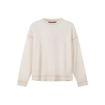 MaxMara Studio Cashmere Sweater Women's Ecru