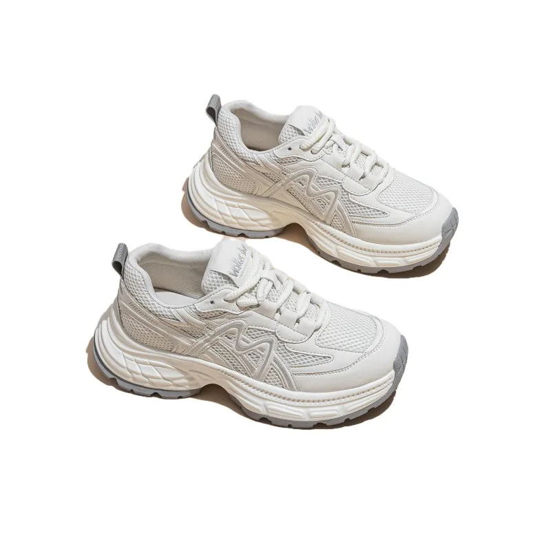 Help Breathable Moisture Wicking Low Top Chunky Sneakers Women's-2