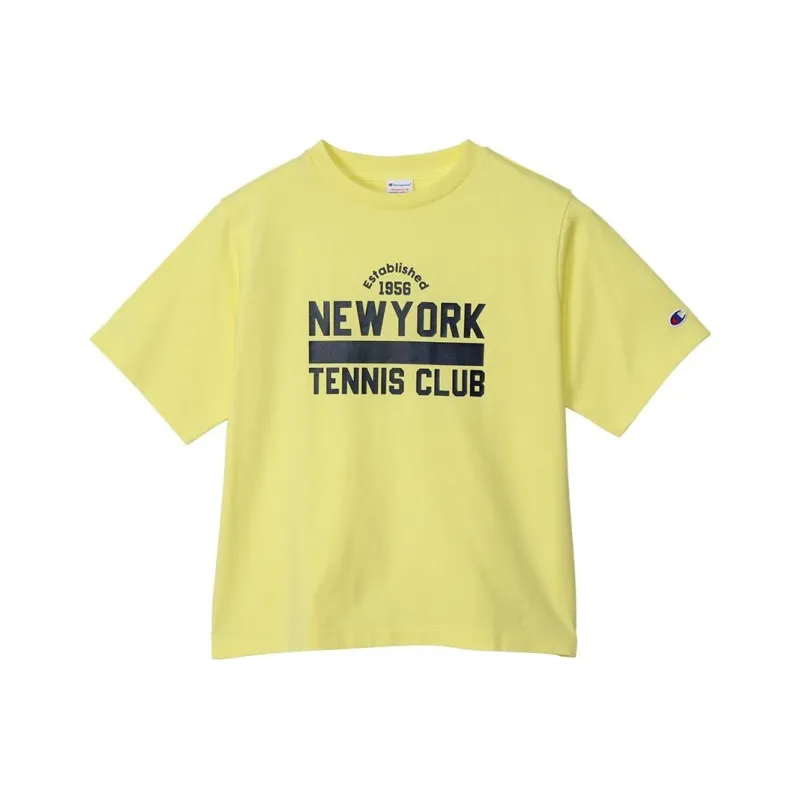 Champion T Shirt Women's Light Yellow-0