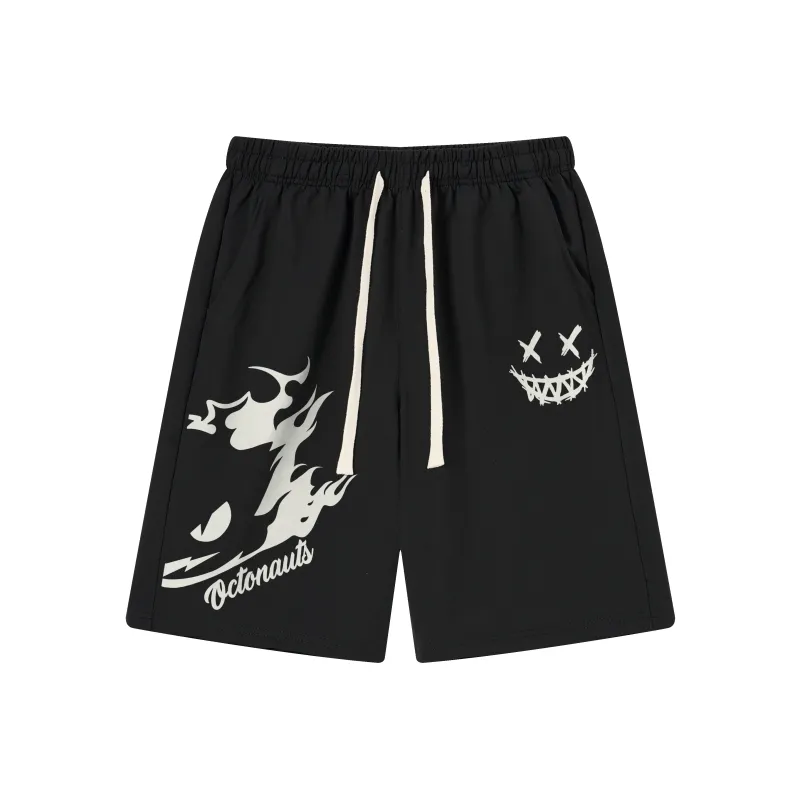 Small Columns Under The Sea Casual Shorts Unisex-0