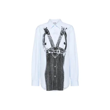 Jean Paul Gaultier Madonna-print Cotton Shirt