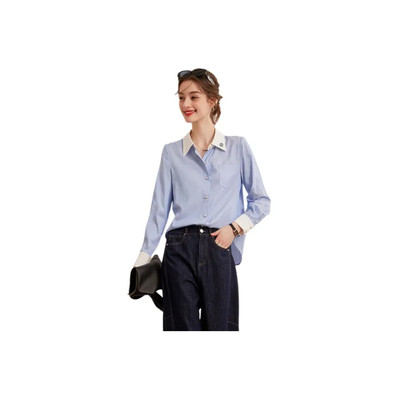 LOUISY AO Shirts Women's Blue-0