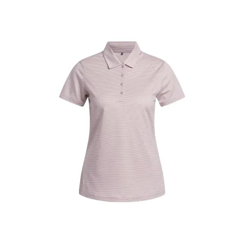Adidas Ottoman Short Sleeve Polo Shirt Polo Shirt Women's Pink