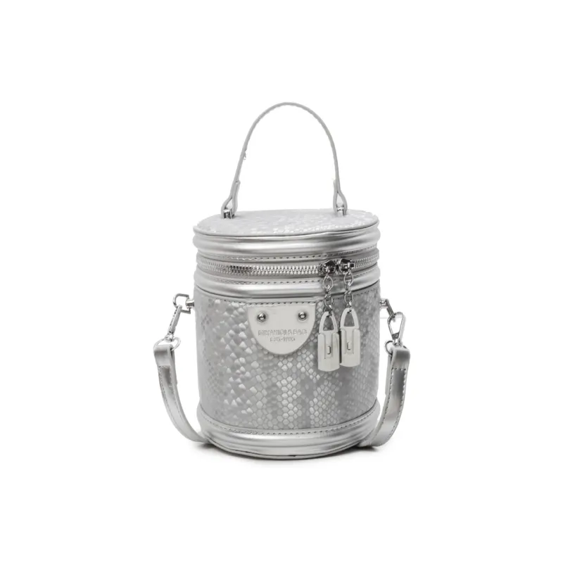 Yalu PU Bucket Bag, One Shoulder Handbag Unisex Multicolor-6