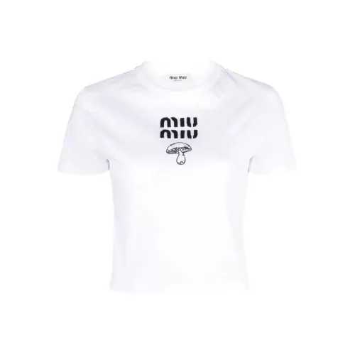 MIU MIU T Shirts Women's White
