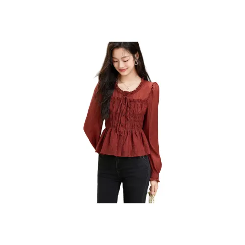 Like The Age Of Water Shirt Women's Red