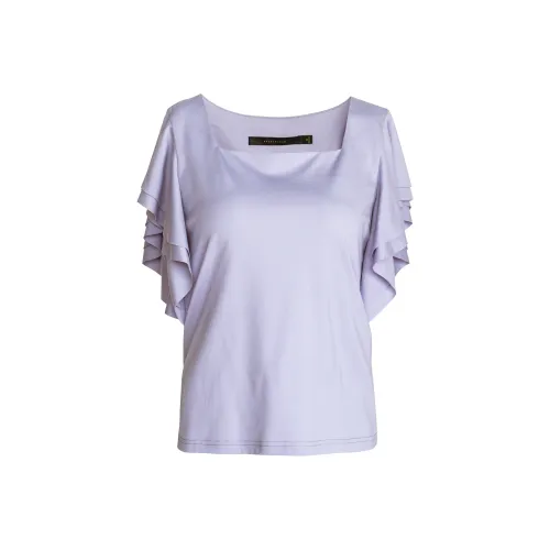 ROEYSHOUSE T Shirt Women's Light Purple