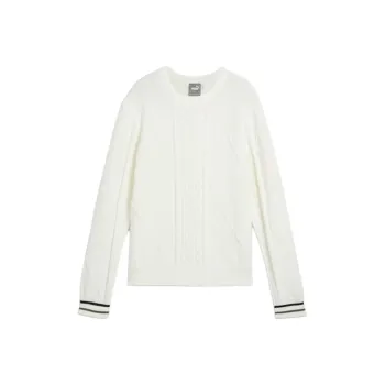 PUMA Knitsweater Knitwear Women's Warm White