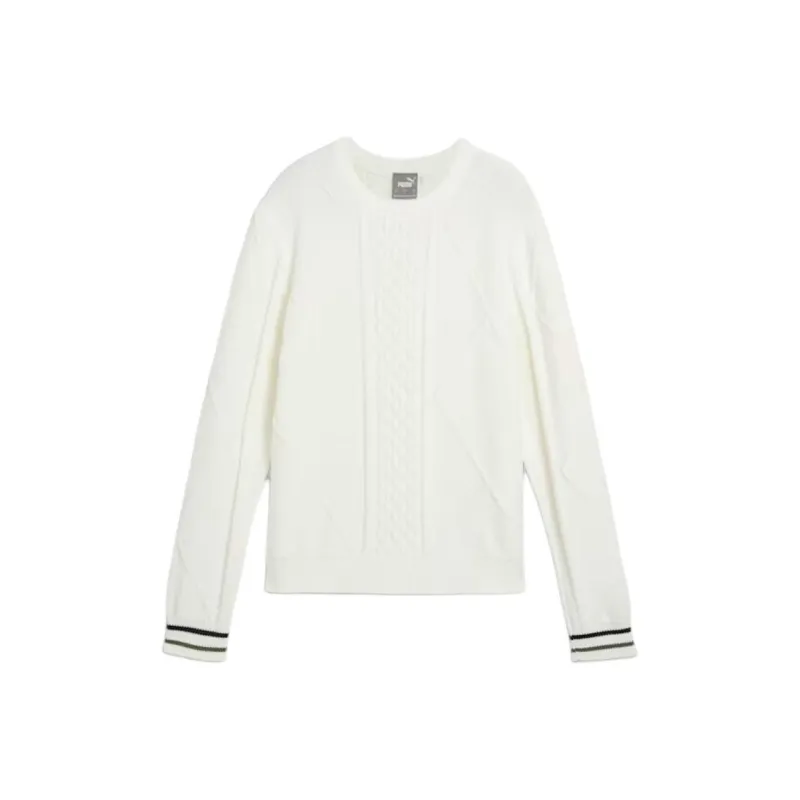 PUMA Knitsweater Knitwear Women's Warm White-0
