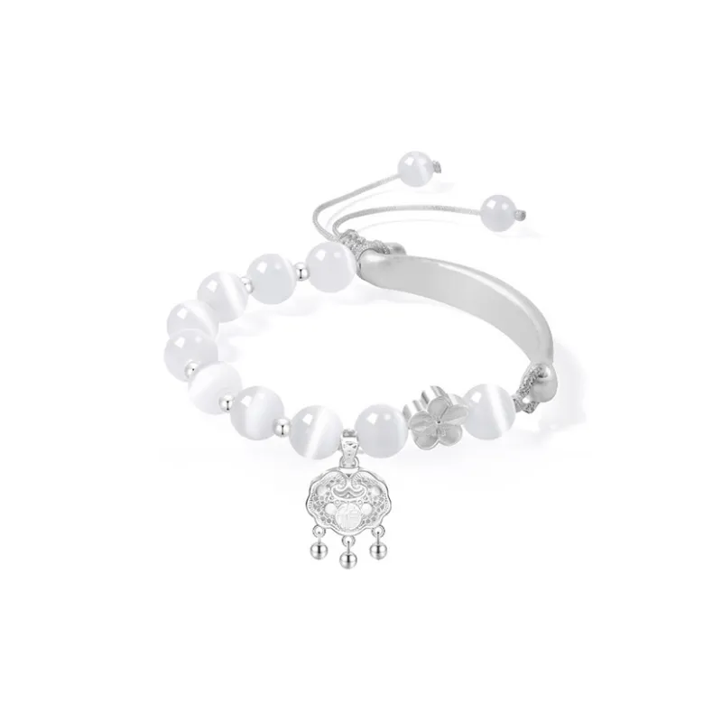 JUICY GRAPE Glass Cat Eye Bracelets Unisex-0
