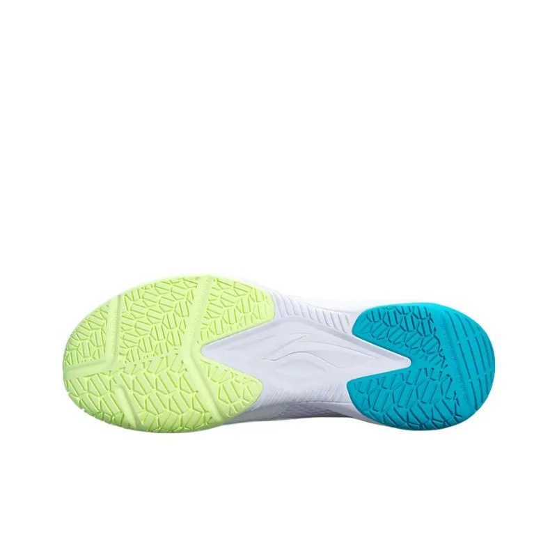 LiNing Cushioning, Slip Resistant, And Abrasion Resistant Low Top Badminton Shoes Unisex White-2