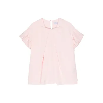 Dice Kayek Ruffle sleeve Silk Blouse