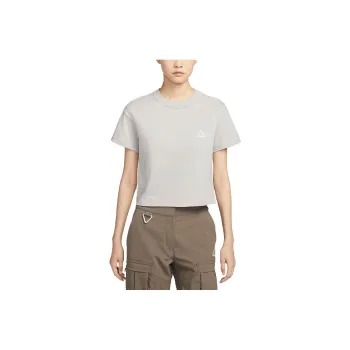 Nike ACG Drop Shoulder Sleeve T Shirt Women's Light Iron Ore Gray
