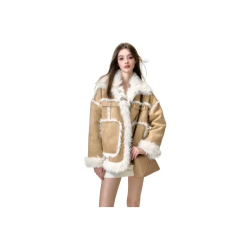 Li Zixian Jacket Women's Yellow Cream