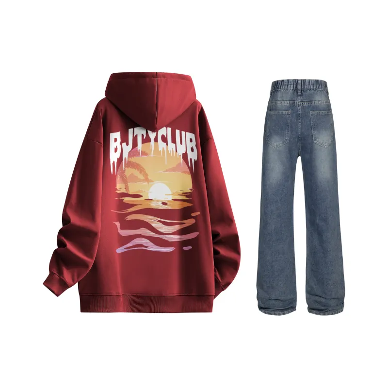 BJTY Sweatshirt Sets Unisex-42
