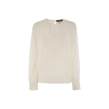MaxMara Studio Crewneck Long Sleeved Top
