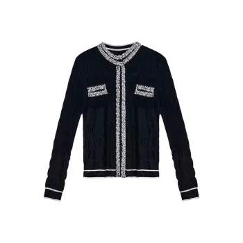 TCH Knitwear Women's Black With White Logo