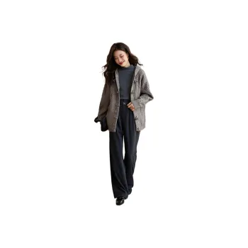 Mo Han Yi Mei Knitwear Women's Heather Gray