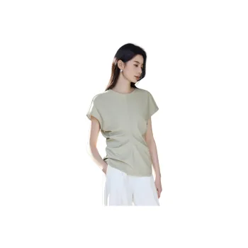 IHIMI Regular T Shirt Women's White Hat Gray