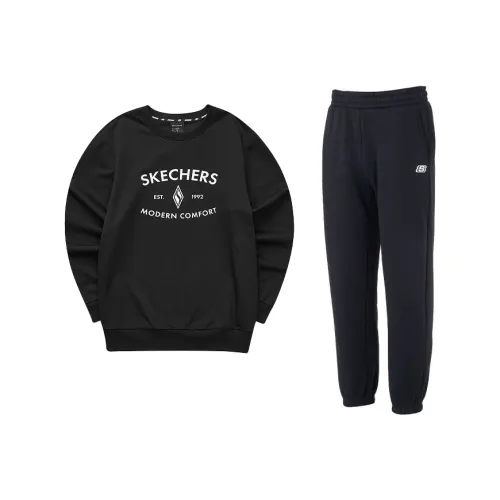 Skechers Sportlife FW24 Sweatshirt Set Men's Black