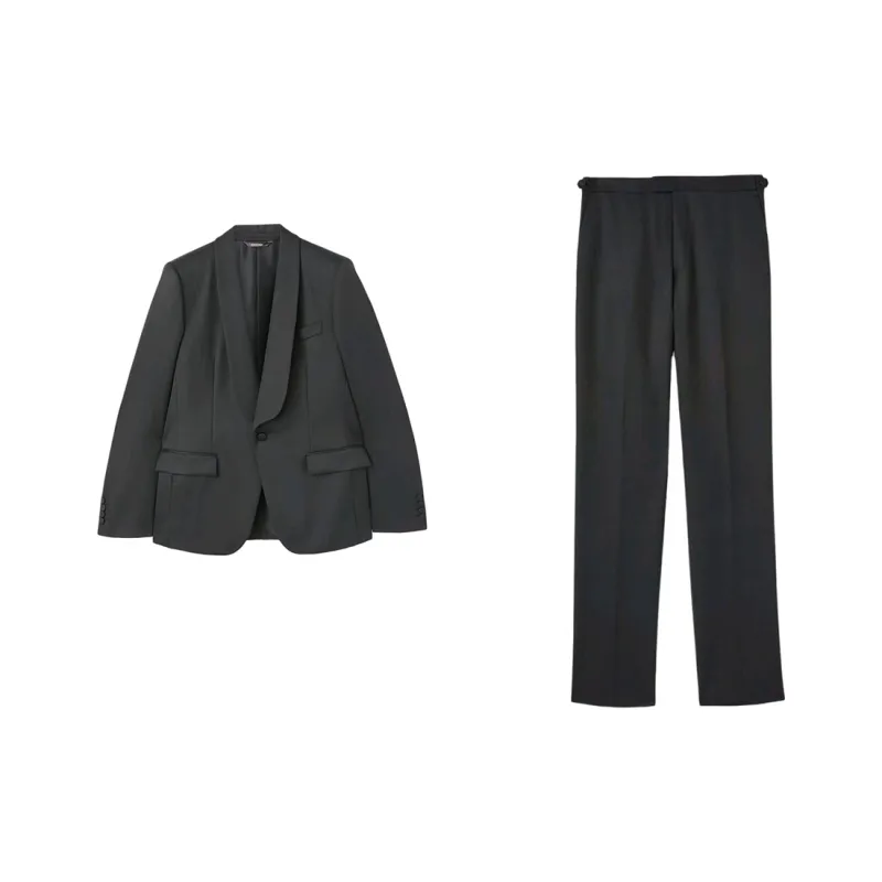 Loro Piana FW24 Business Suits Men's Black-0