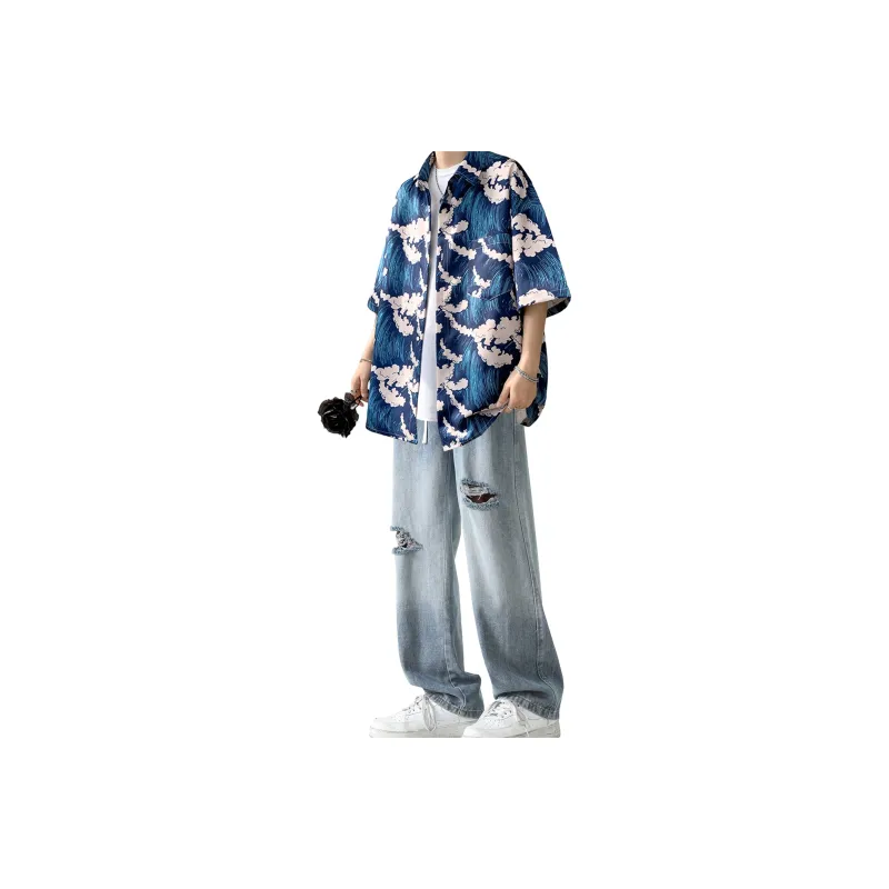 URBAN AUTHENTIC Shirt Matching Set Unisex-12