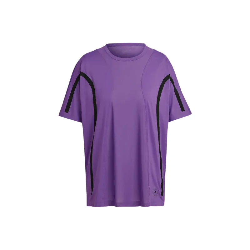 Adidas Stella McCartney Regular T Shirt Women's Bright Purple/White-0