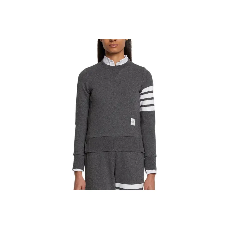 THOM BROWNE Classic Loopback 4 Bar Sweatshirt-0