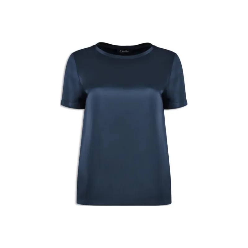 'S MAX MARA Crewneck Short Sleeved T Shirt-0
