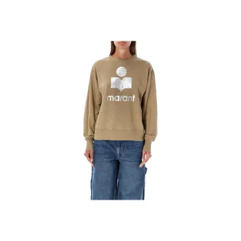 ISABEL MARANT ETOILE Logo Printed Long-Sleeved T-Shirt