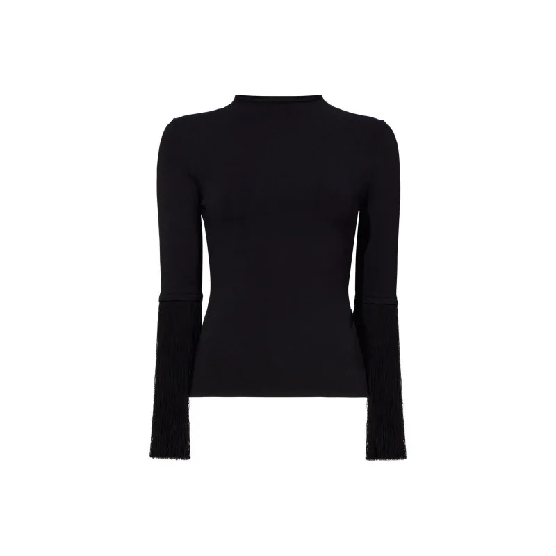 PROENZA SCHOULER Fringe detail Knitted Top-0