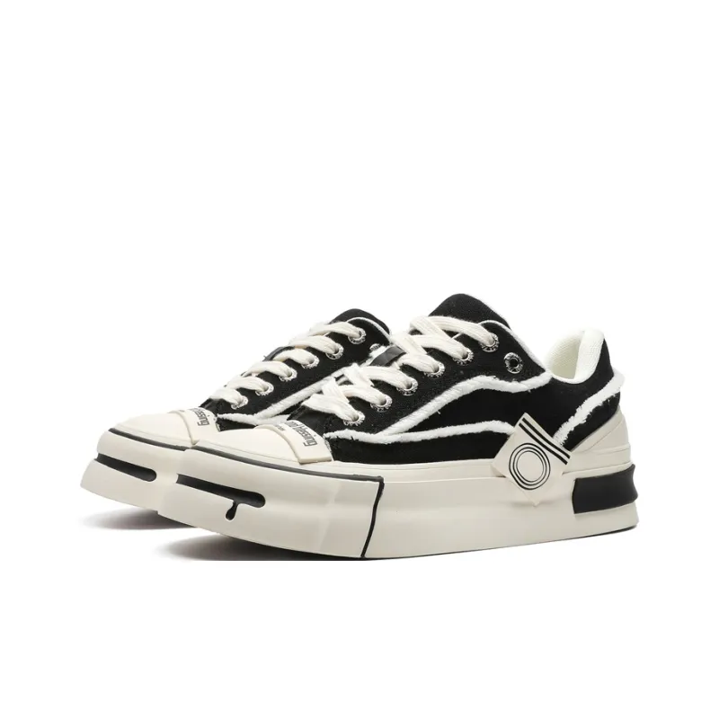 ACEMICKY Low Top Casual Shoes Men's Black-1