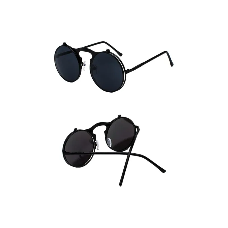 JEANSWEST Round Sunglasses Unisex-5