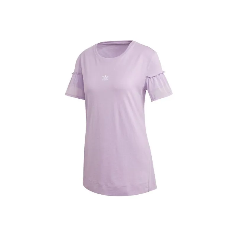 Adidas Originals T Shirt Women's Light Purple-0