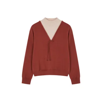 Mo Han Yi Mei Knitwear Women's Red