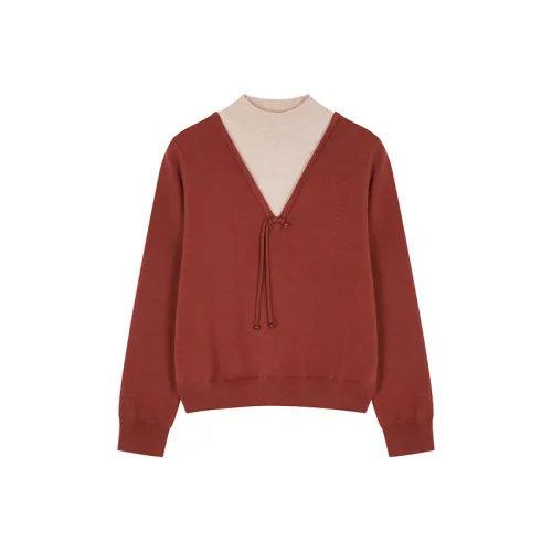 Mo Han Yi Mei Knitwear Women's Red