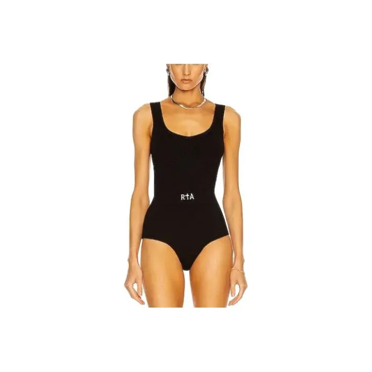 Rta Bodysuits Women's Black-0