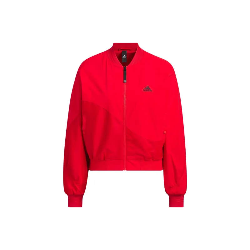 Adidas Year Of The Dragon CNY Series FW23 Jackets Coats Women's Light Scarlet-0