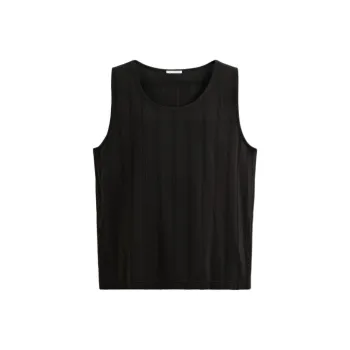 ZARA Tank Tops Men Chocolate