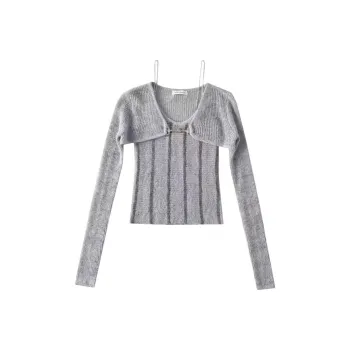 PAIN OR PLEASURE Knitwear Women's Gray