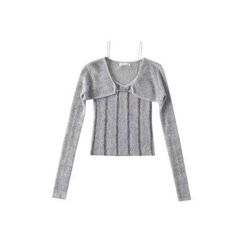 PAIN OR PLEASURE Knitwear Women's Gray