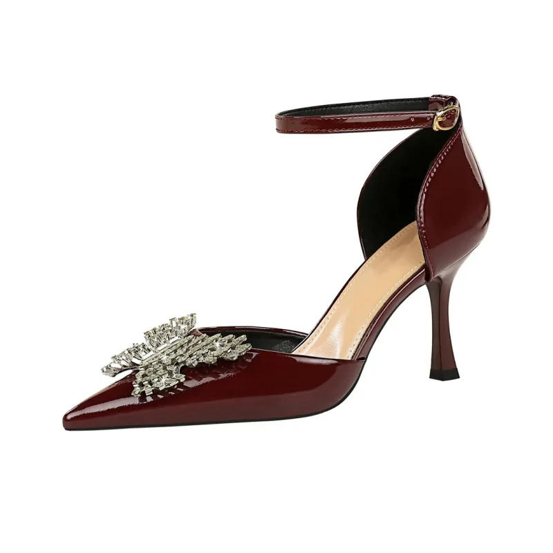 YAFEI XUANYU Slim Heel High Heels 8CM Women's-12