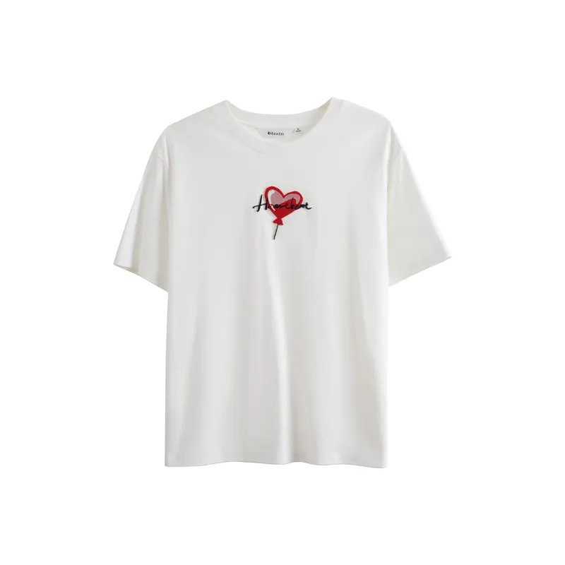 Olrain T Shirts Women's Ecru-0