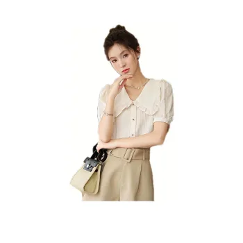 MISHOW Shirts Women's Beige Apricot