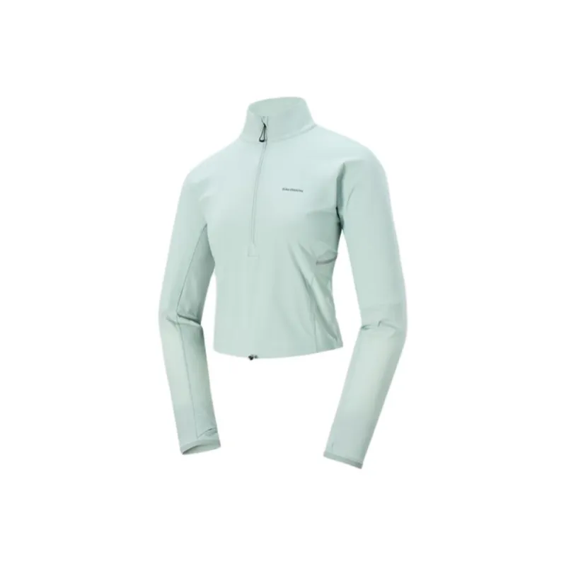 SALOMON SENSE AERO HYBD CP PLVR W RUNNING Jacket Women's Mist Blue-0
