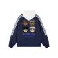 Navy Blue/White
