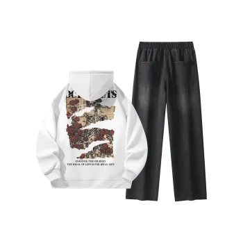 Small Columns Under The Sea Sweatshirt Set Unisex