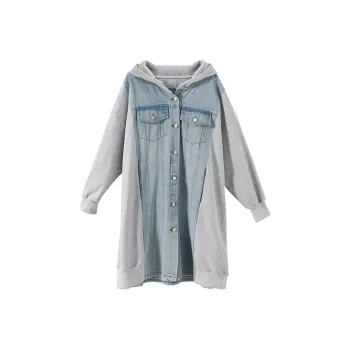 YUMOMO STAR Jackets Women's Denim Blue